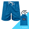 Classic Navy - Mens Swim Shorts & Towel Bundle