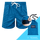 Classic Navy - Mens Compression Swim Shorts & Towel Bundle