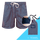 Classic Orange - Mens Compression Swim Shorts & Towel Bundle