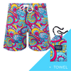 Tentacles - Mens Swim Shorts & Towel Bundle