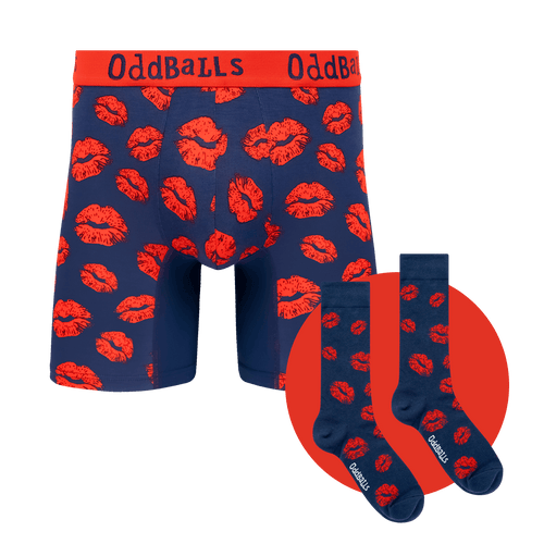 Smooch Bundle - Mens Bamboo Boxer Shorts & Sock