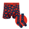 Smooch Bundle - Mens Boxer Shorts & Sock