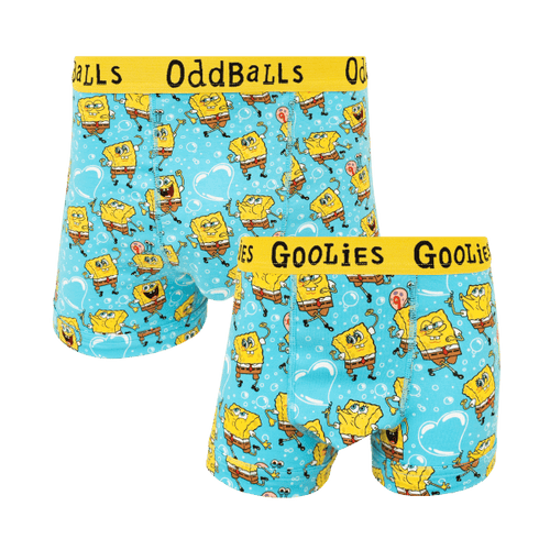 SpongeBob SquarePants Bubbles  - Dad & Lad Boxer Shorts Bundle