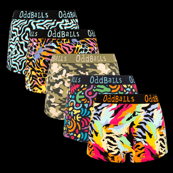 Sweet Steals Bundle - Ladies Boxer Shorts 5 Pack Bundle