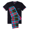 Tartan - Men's Long Pyjamas Set (T-Shirt & Trousers)