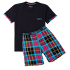 Tartan - Men's Short Pyjamas Set (T-Shirt & Shorts)