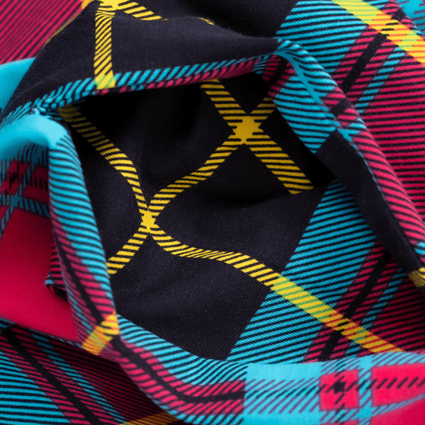 Tartan - Women's Long Pyjamas Set (T-Shirt & Trousers)