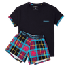 Tartan - Women's Short Pyjamas Set (T-Shirt & Shorts)