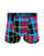 Tartan print cotton boxer shorts 3 pack