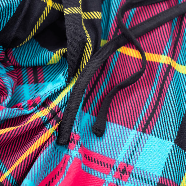 Tartan - Modal Men's Short Button Up Pyjamas Set