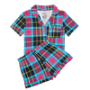Tartan - Modal Women's Short Button Up Pyjamas Set