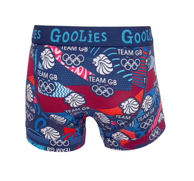 Team GB - Navy - Kids Boxer Shorts - Goolies
