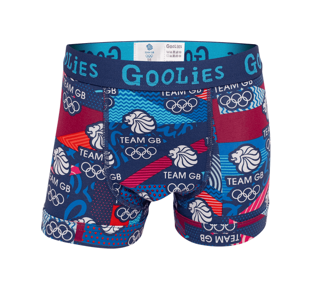 Team GB - Navy - Kids Boxer Shorts - Goolies