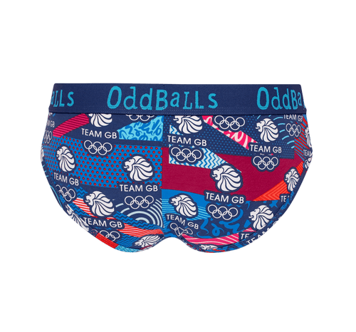 Team GB - Navy - Ladies Briefs