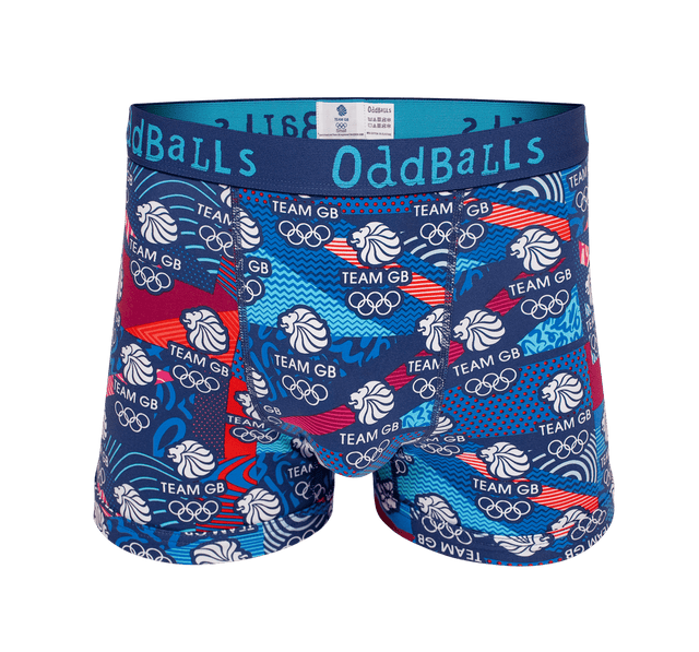 Team GB - Navy - Mens Boxer Shorts