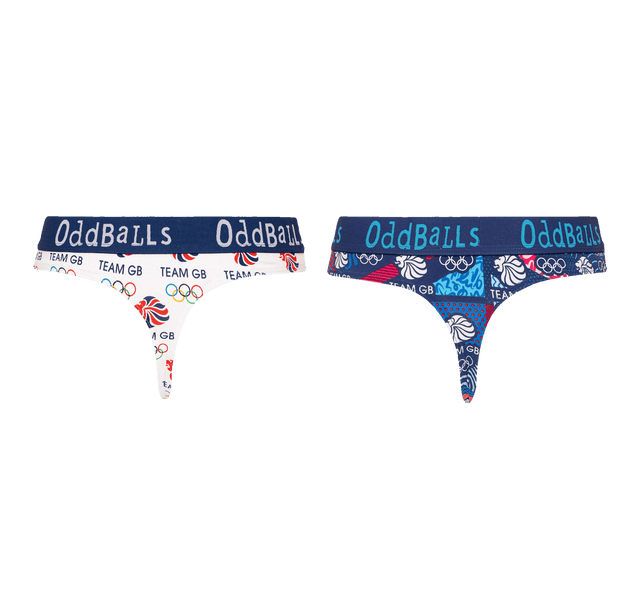 Team GB Bundle - Ladies Thong 2 Pack Bundle