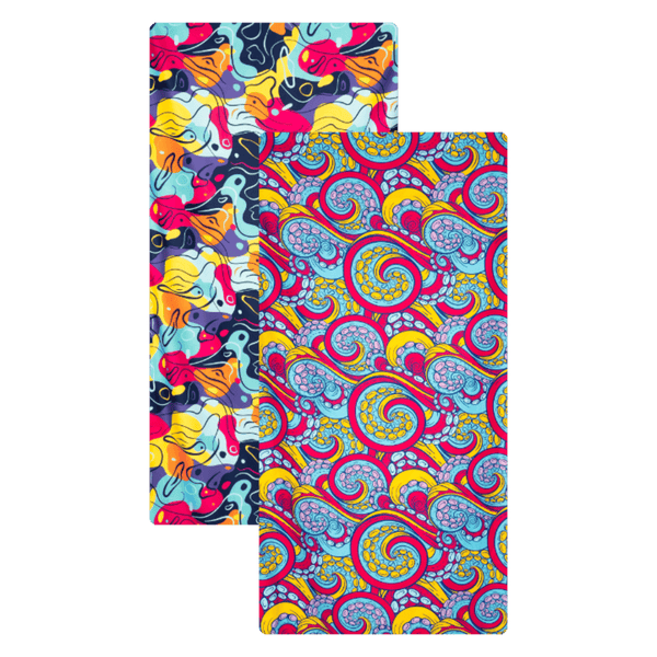 Tentacles & Doodle Bundle - Quick Dry Towel 2 Pack front
