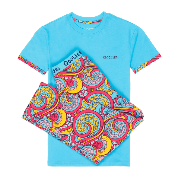 Tentacles - Kids Long Pyjamas Set (T-Shirt & Trousers)