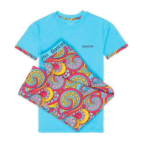 Tentacles - Kids Long Pyjamas Set (T-Shirt & Trousers)