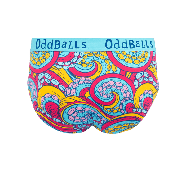 Tentacles - Mens Cotton Briefs