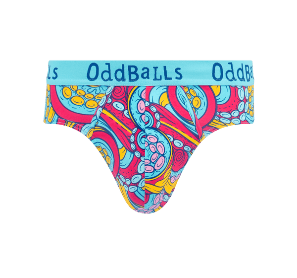 Tentacles - Mens Cotton Briefs