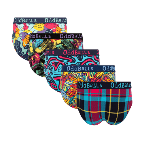 The Adventurer Bundle - Mens Cotton Briefs 5 Pack