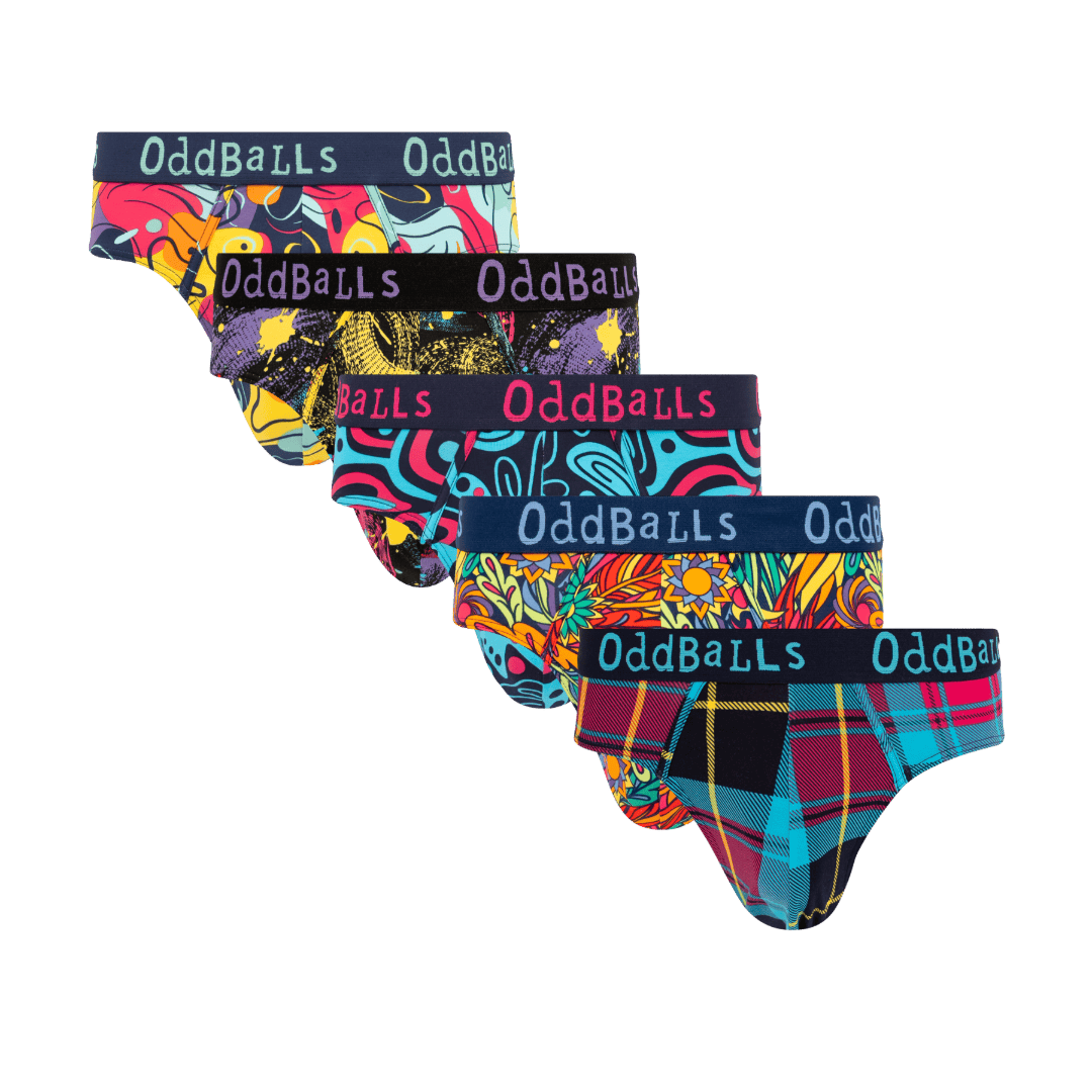 The Adventurer Bundle - Mens Cotton Briefs 5 Pack front