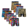 The Best Deal Bundle - Mens Bamboo Boxer Shorts 9 Pack front