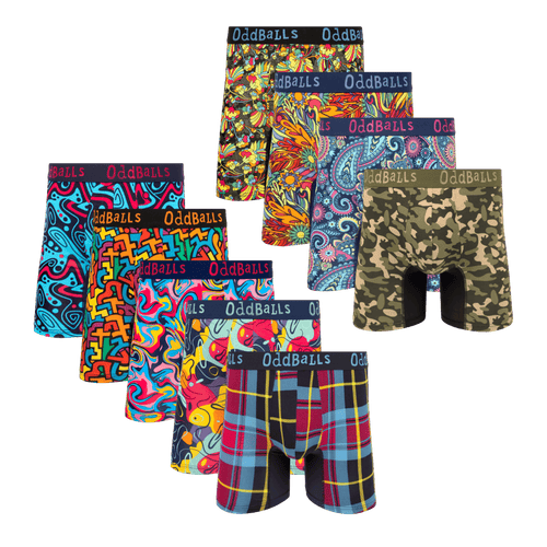 The Best Deal Bundle - Mens Bamboo Boxer Shorts 9 Pack