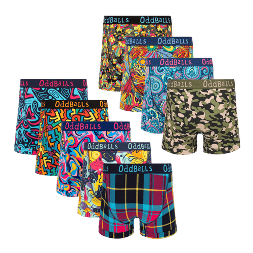 The Best Deal - Mens Cotton Boxer Shorts 9 Pack