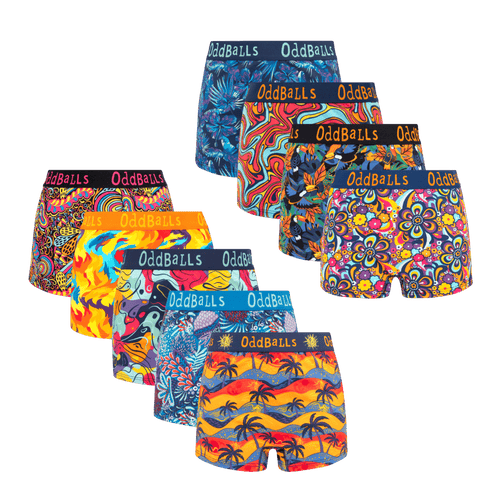 The Big Summer Sale Bundle - Ladies Cotton Boxer Shorts 9 Pack