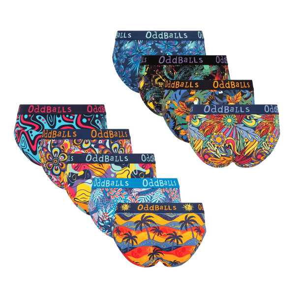 The Big Summer Sale Bundle - Ladies Cotton Briefs 9 Pack back