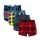 The Festive Tartan Bundle - Ladies Cotton Boxer Shorts 4 Pack front