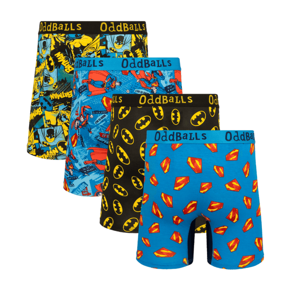 The Hero's Bundle - Mens Bamboo Boxer Shorts Bundle 4 Pack back