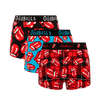 The Rolling Stones Bundle - Ladies Cotton Boxer Shorts 3 Pack front