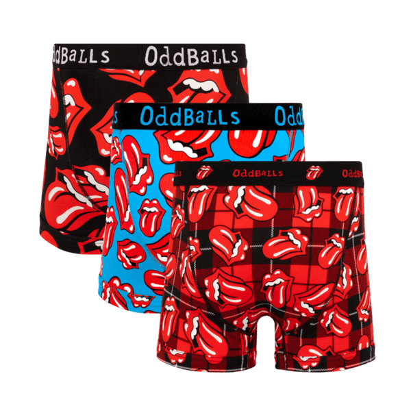 The Rolling Stones Bundle - Mens Boxer Shorts 3 Pack back