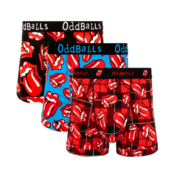 The Rolling Stones Bundle - Mens Boxer Shorts 3 Pack front