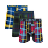 The Tartan Bundle - Mens Bamboo Boxer Shorts 3 Pack front