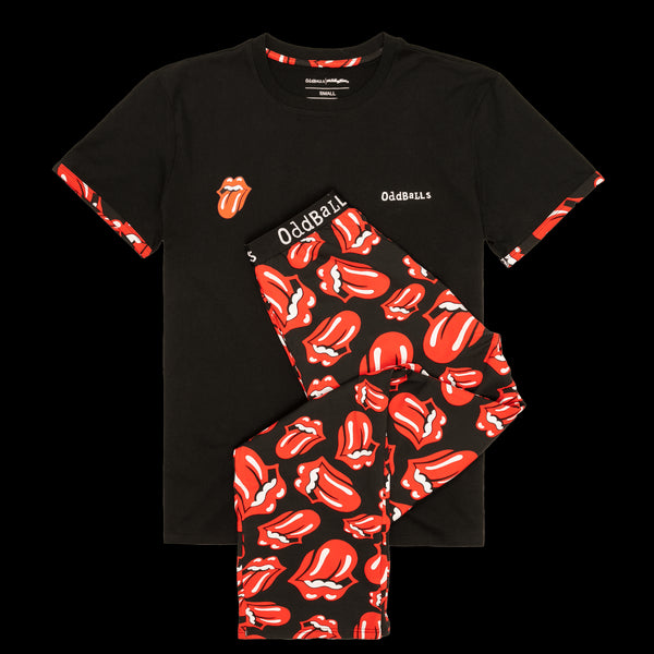 Rolling Stones - Men's Long Pyjamas Set (T-Shirt & Trousers)