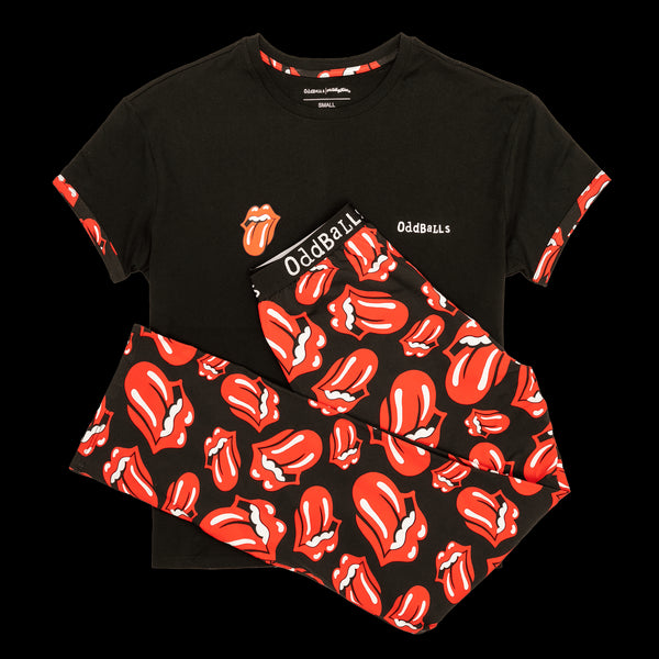 Rolling Stones - Women's Long Pyjamas Set (T-Shirt & Trousers)