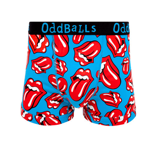 The Rolling Stones - Red - Mens Cotton Boxer Shorts