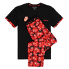 The Rolling Stones Tartan - Men's Long Pyjamas Set (T-Shirt & Trousers)