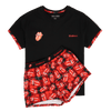 The Rolling Stones Tartan - Women's Short Pyjamas Set (T-Shirt & Shorts)