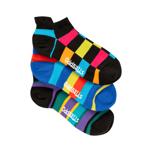 The Three Pack - 3 Pack Ankle Sock Bundle