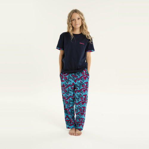 Tidal Wave - Kids Long Pyjamas Set (T-Shirt & Trousers)