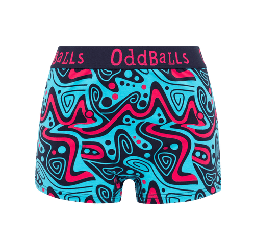 Women's Patterned Cotton Boxer Shorts Subscription - Monthly (Free Socks + Free Delivery!)