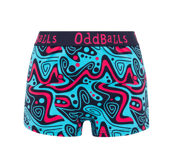 Women's Patterned Cotton Boxer Shorts Subscription - Monthly (Free Socks + Free Delivery!)