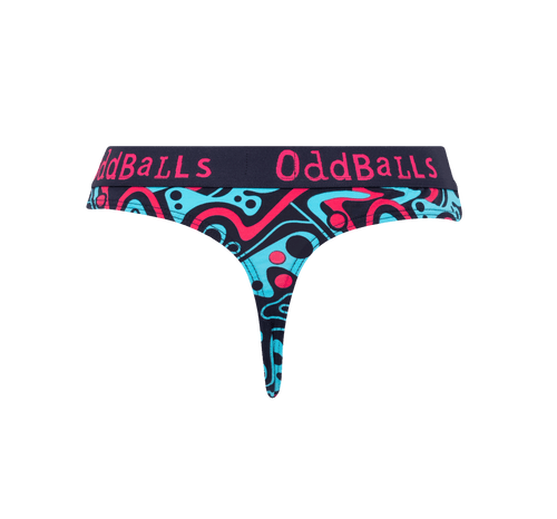 Women's Patterned Thong Subscription - Monthly (Free Socks + Free Delivery!)