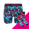 Women's Patterned Bamboo Boxer Shorts Subscription - 6 Month Prepaid (Free Socks + Free Delivery!)