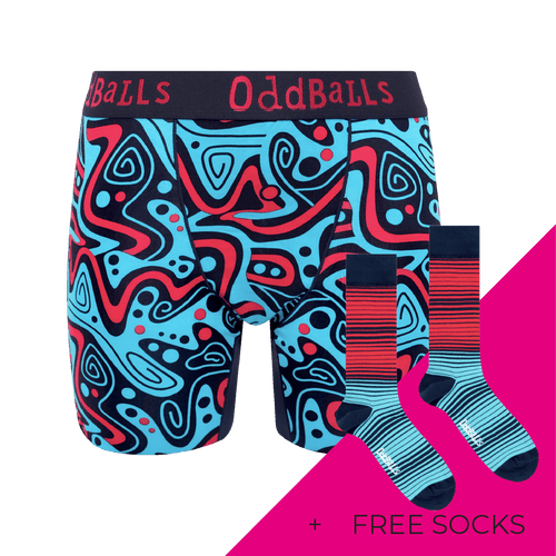 Women's Patterned Bamboo Boxer Shorts Subscription - Monthly (Free Socks + Free Delivery!)